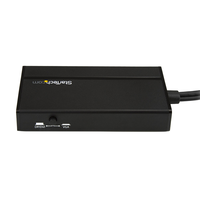StarTech HD2DPVGADVI Travel A/V Adapter: 3-in-1 HDMI to DP, VGA or DVI - 1920 x 1200